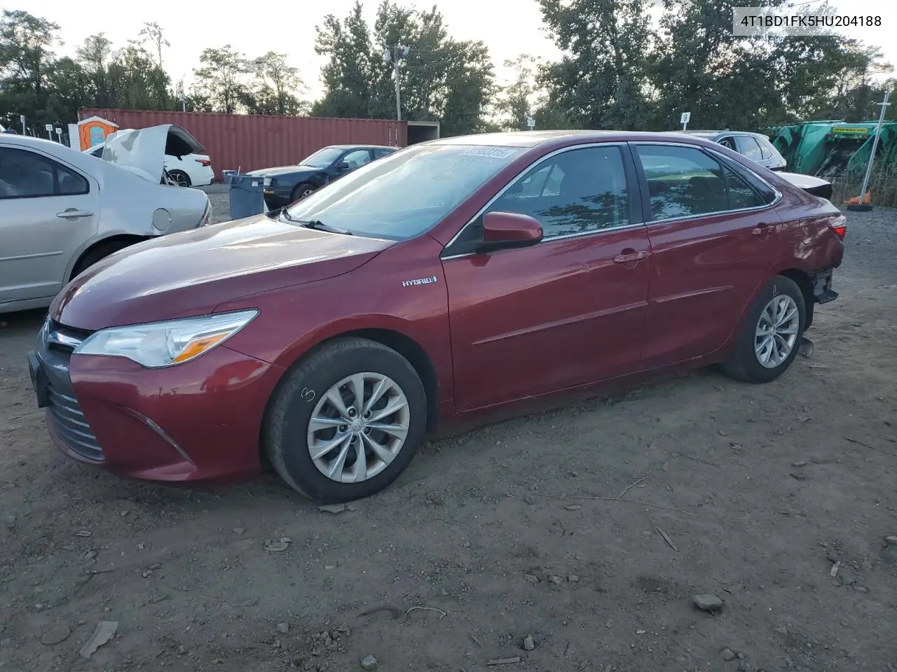 4T1BD1FK5HU204188 2017 Toyota Camry Hybrid