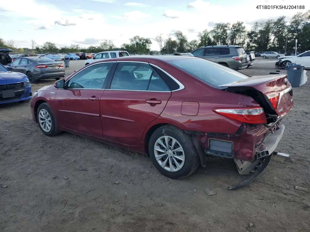 4T1BD1FK5HU204188 2017 Toyota Camry Hybrid