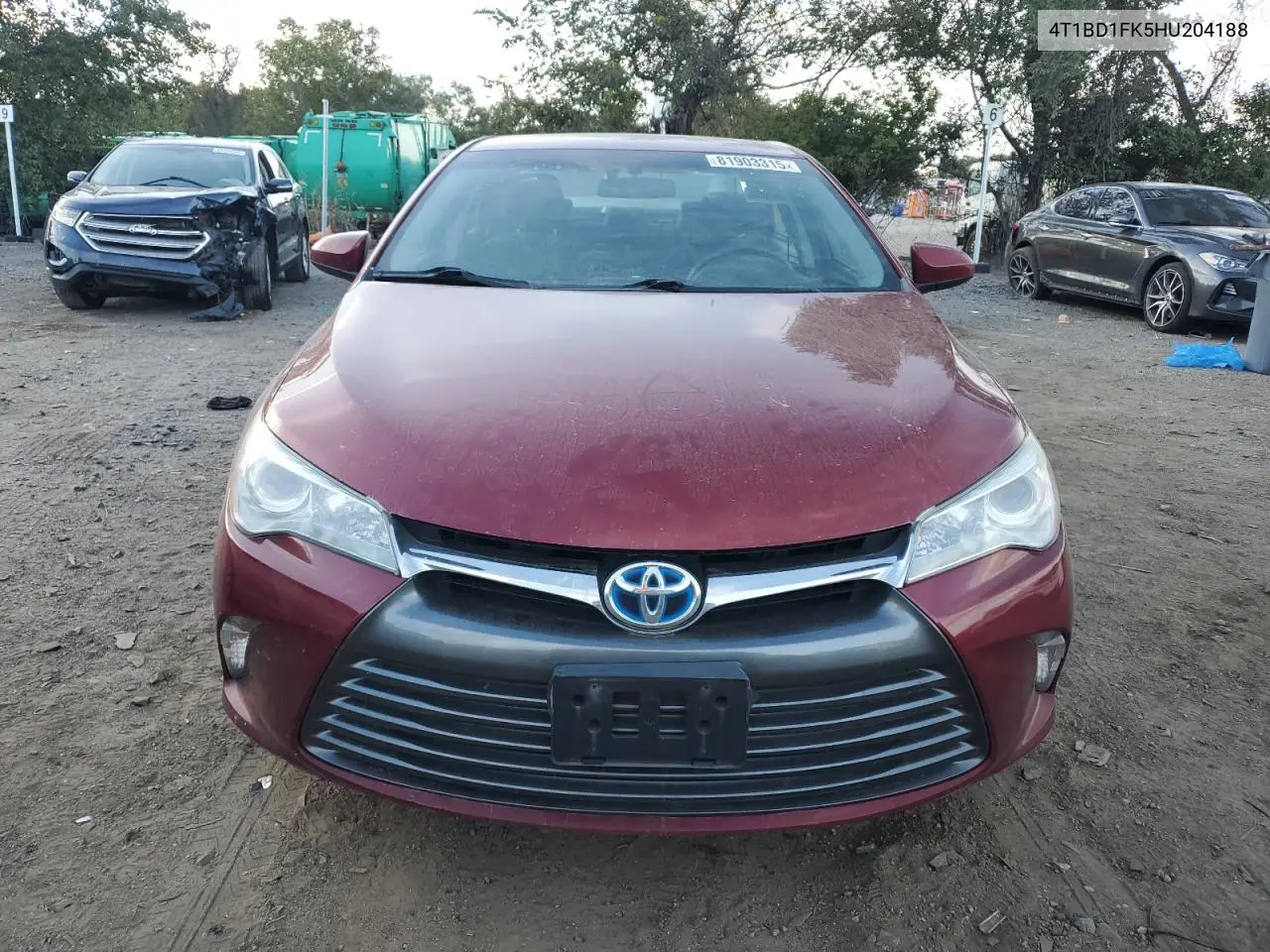4T1BD1FK5HU204188 2017 Toyota Camry Hybrid