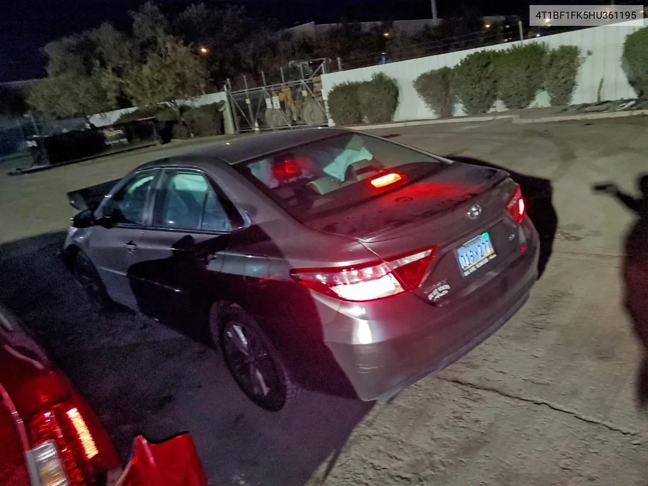 4T1BF1FK5HU361195 2017 Toyota Camry Le