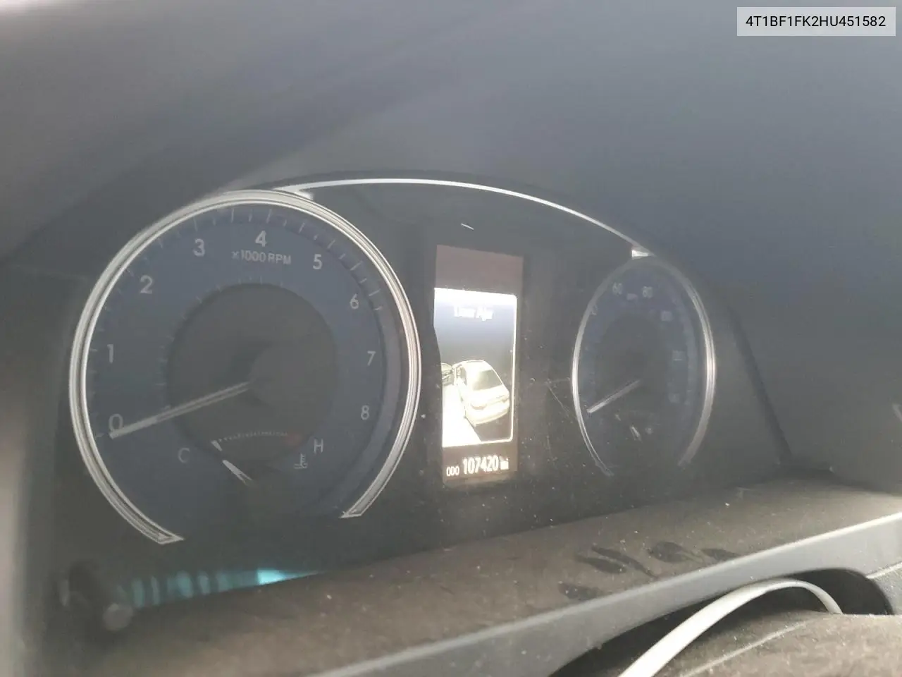 4T1BF1FK2HU451582 2017 Toyota Camry Le