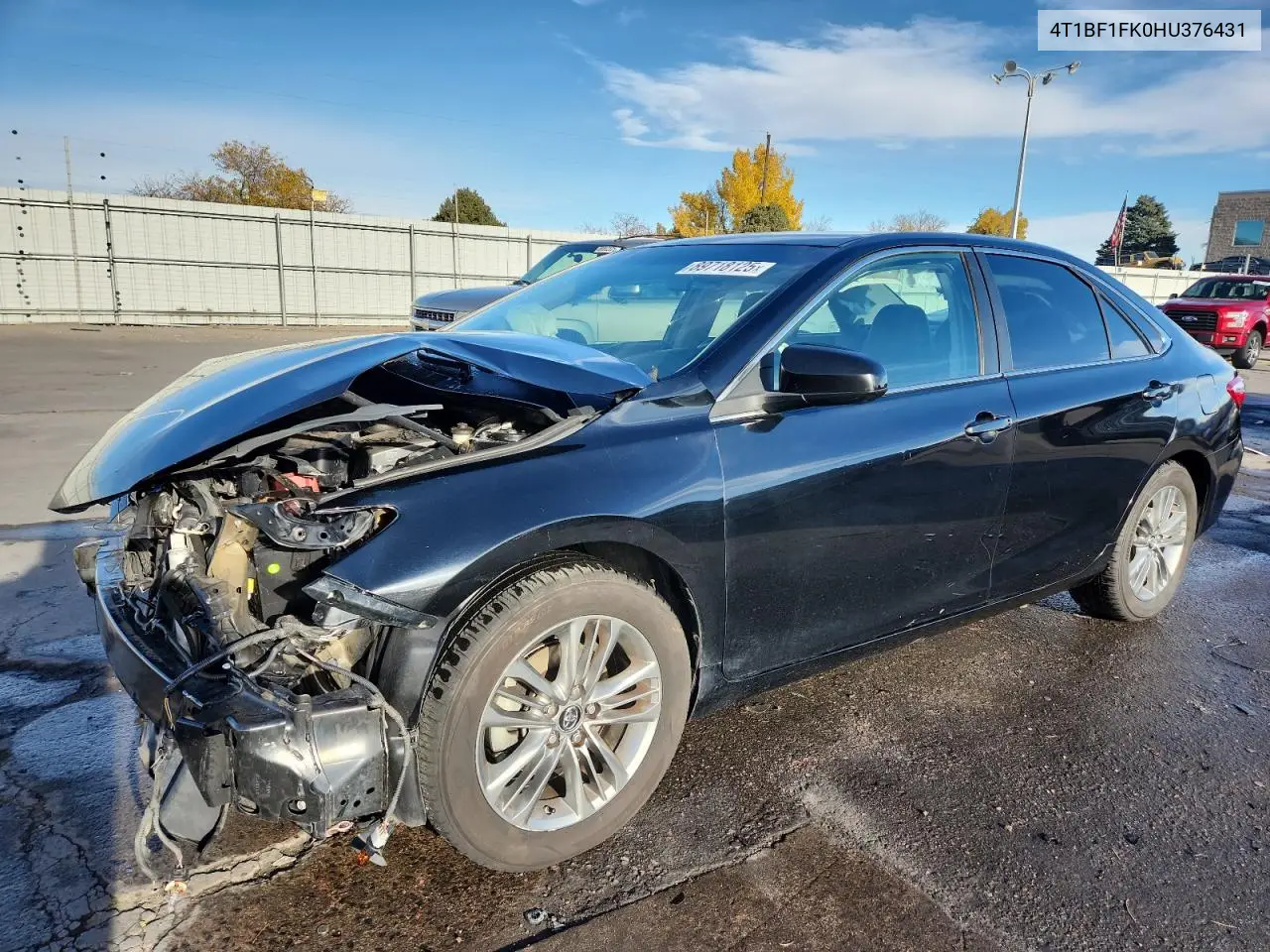 4T1BF1FK0HU376431 2017 Toyota Camry Le