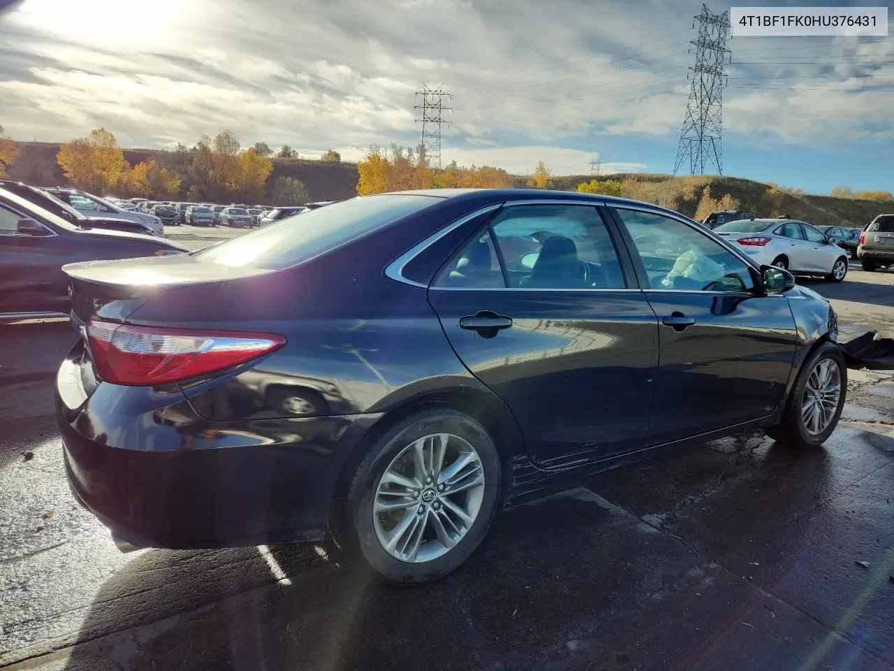 4T1BF1FK0HU376431 2017 Toyota Camry Le