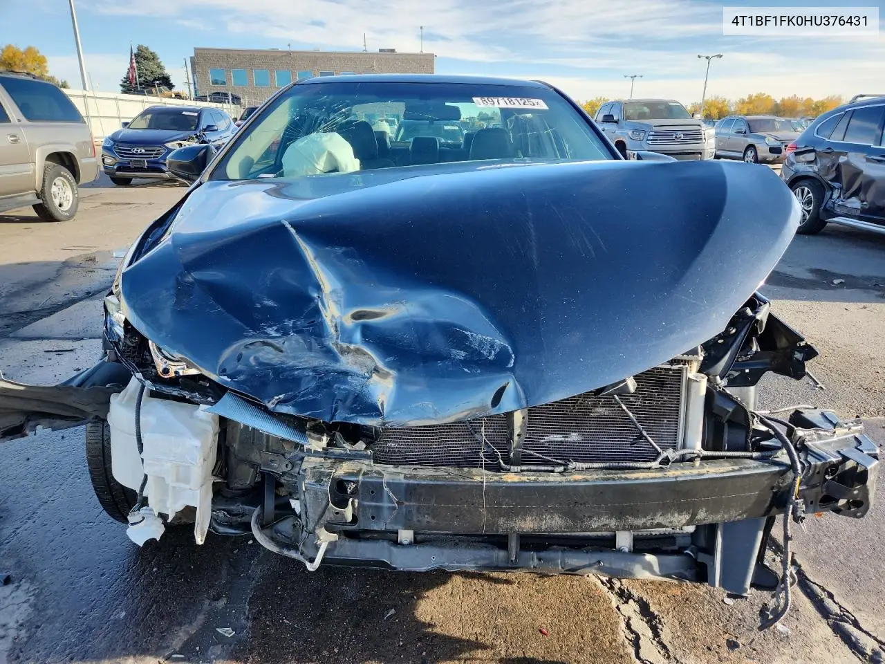 4T1BF1FK0HU376431 2017 Toyota Camry Le