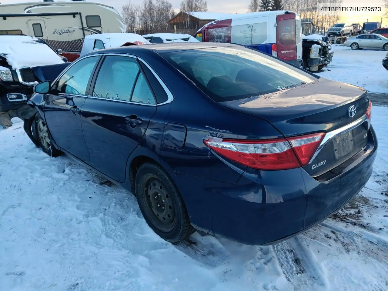 4T1BF1FK7HU729523 2017 Toyota Camry Le
