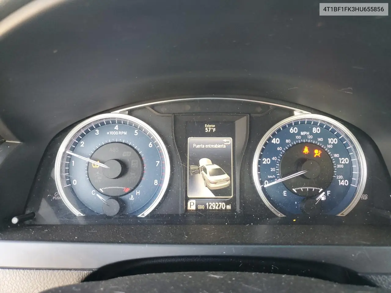 4T1BF1FK3HU655856 2017 Toyota Camry Le