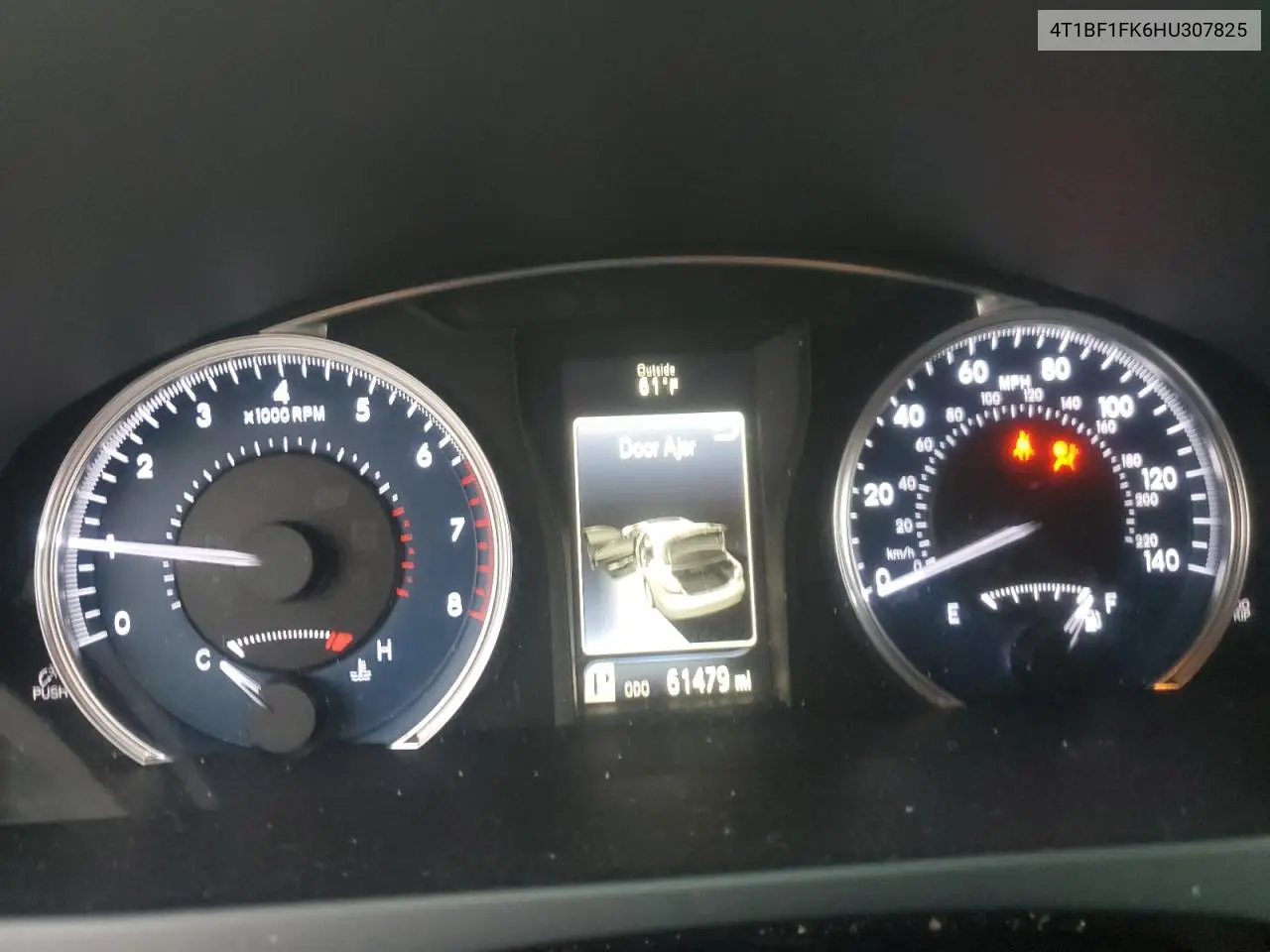 4T1BF1FK6HU307825 2017 Toyota Camry Le