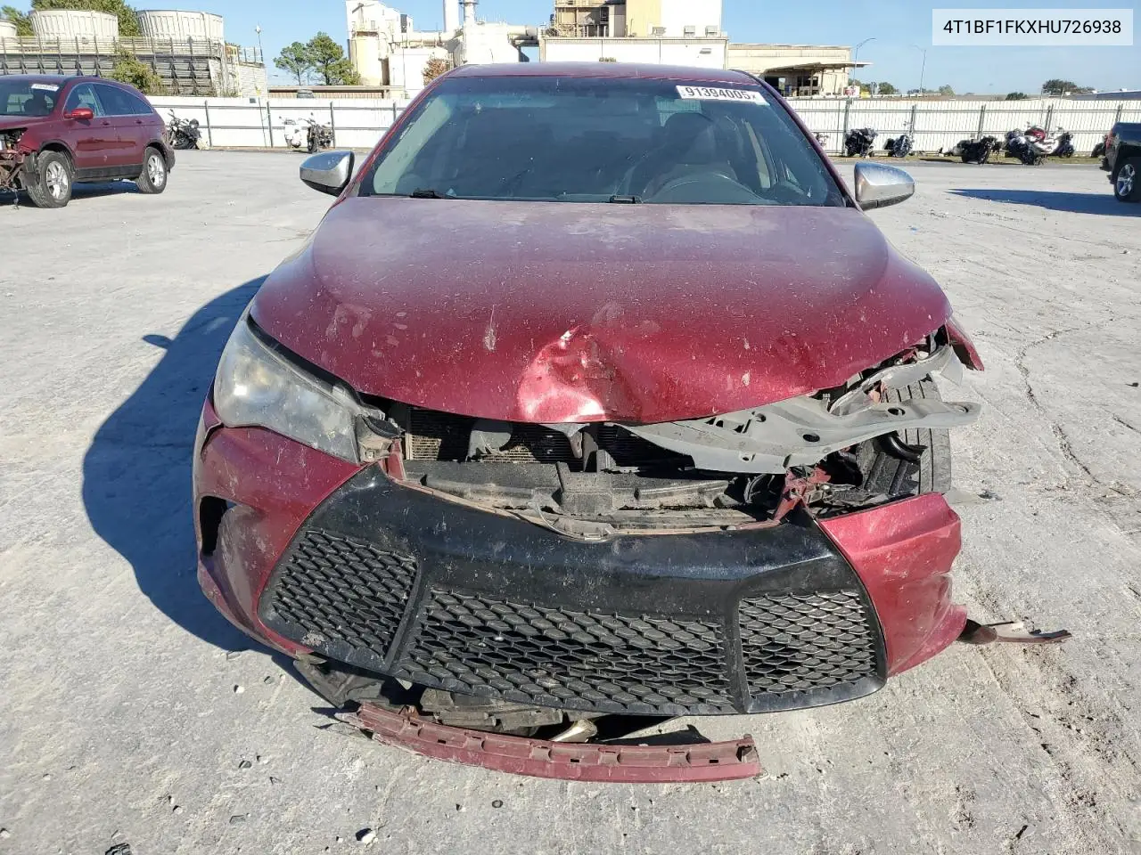 4T1BF1FKXHU726938 2017 Toyota Camry Le