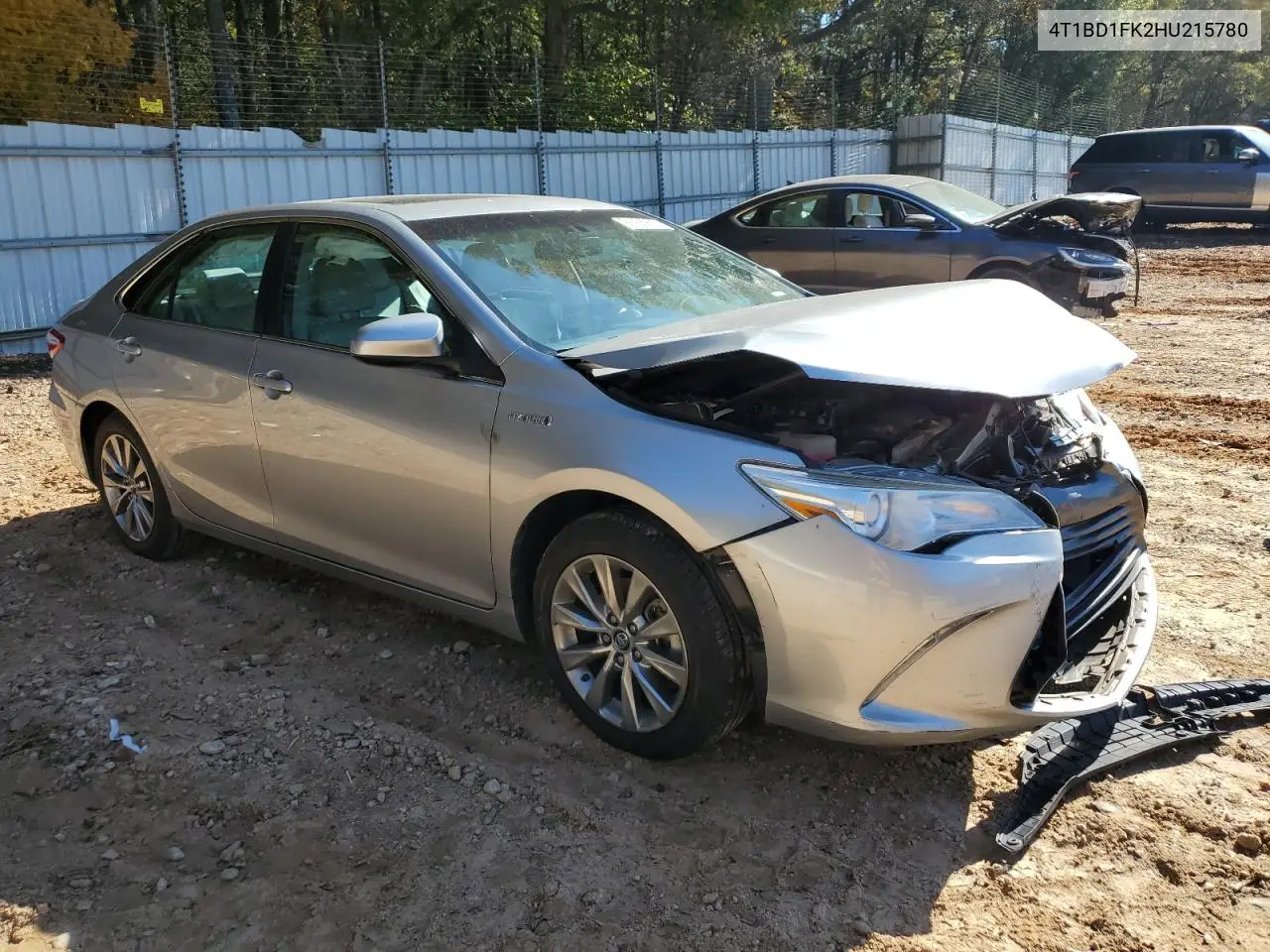 4T1BD1FK2HU215780 2017 Toyota Camry Hybrid