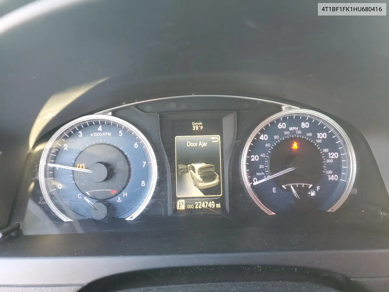 4T1BF1FK1HU680416 2017 Toyota Camry Le