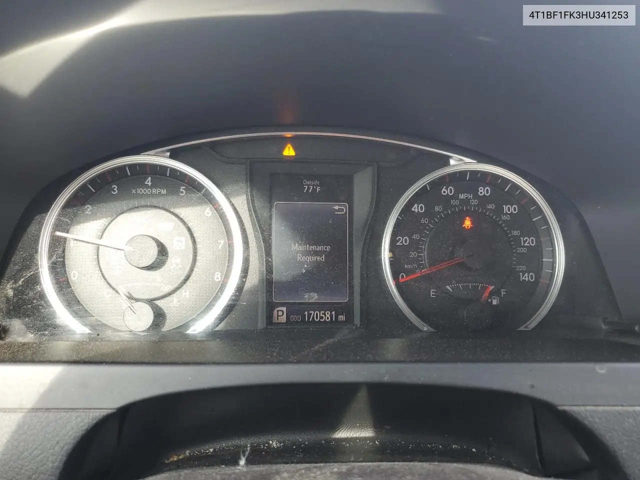 4T1BF1FK3HU341253 2017 Toyota Camry Le