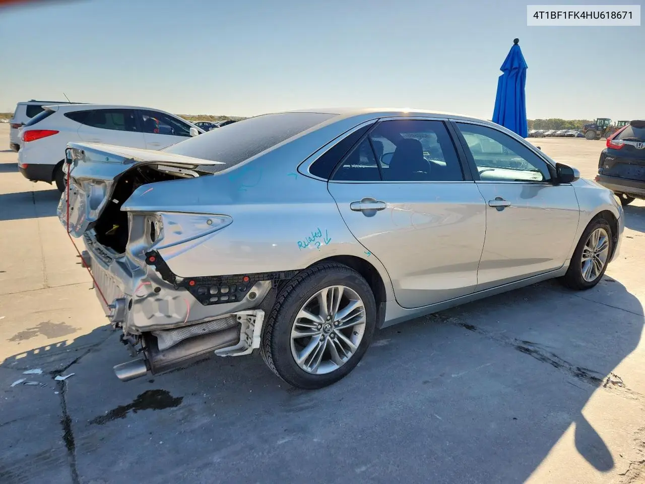 4T1BF1FK4HU618671 2017 Toyota Camry Le