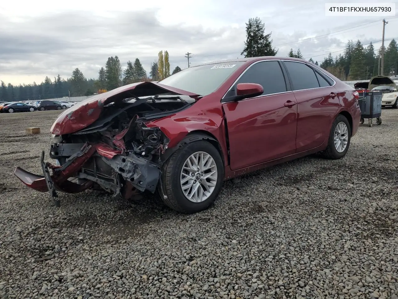 4T1BF1FKXHU657930 2017 Toyota Camry Le