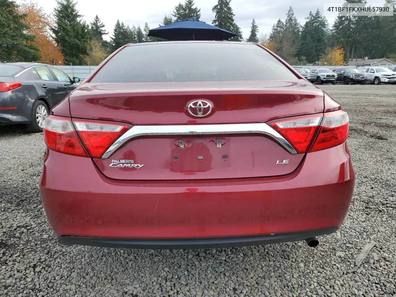 4T1BF1FKXHU657930 2017 Toyota Camry Le