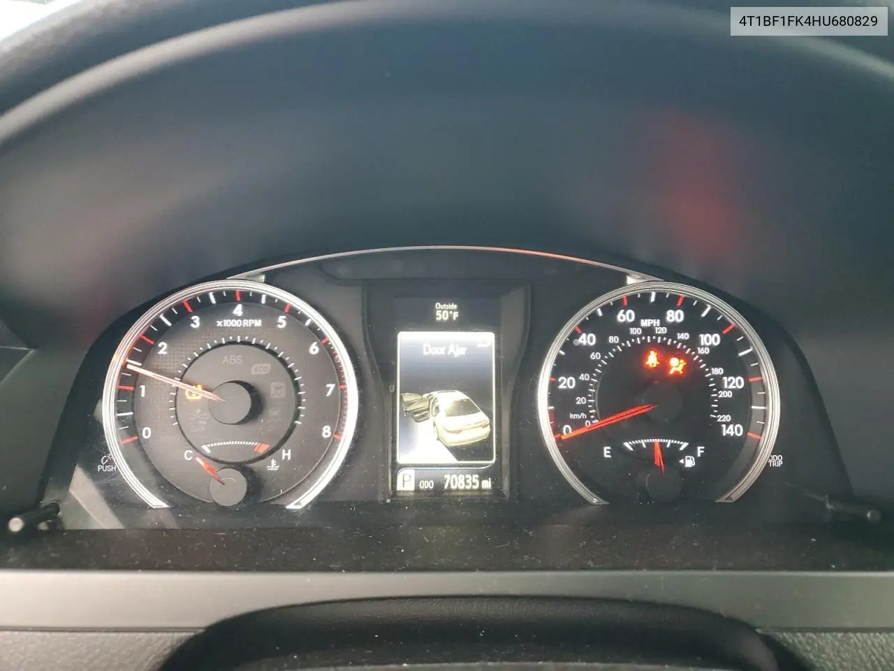4T1BF1FK4HU680829 2017 Toyota Camry Le