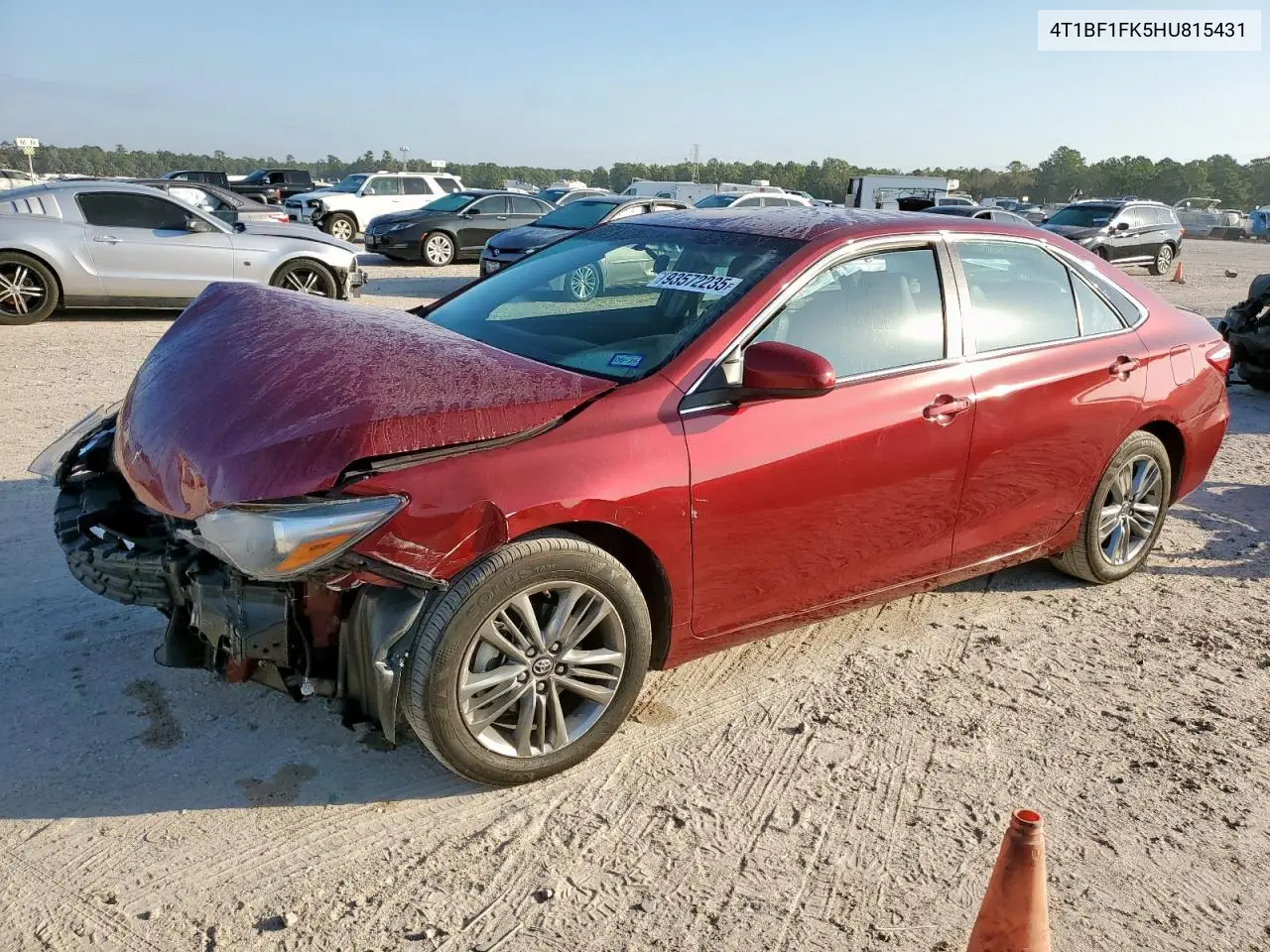 4T1BF1FK5HU815431 2017 Toyota Camry Le