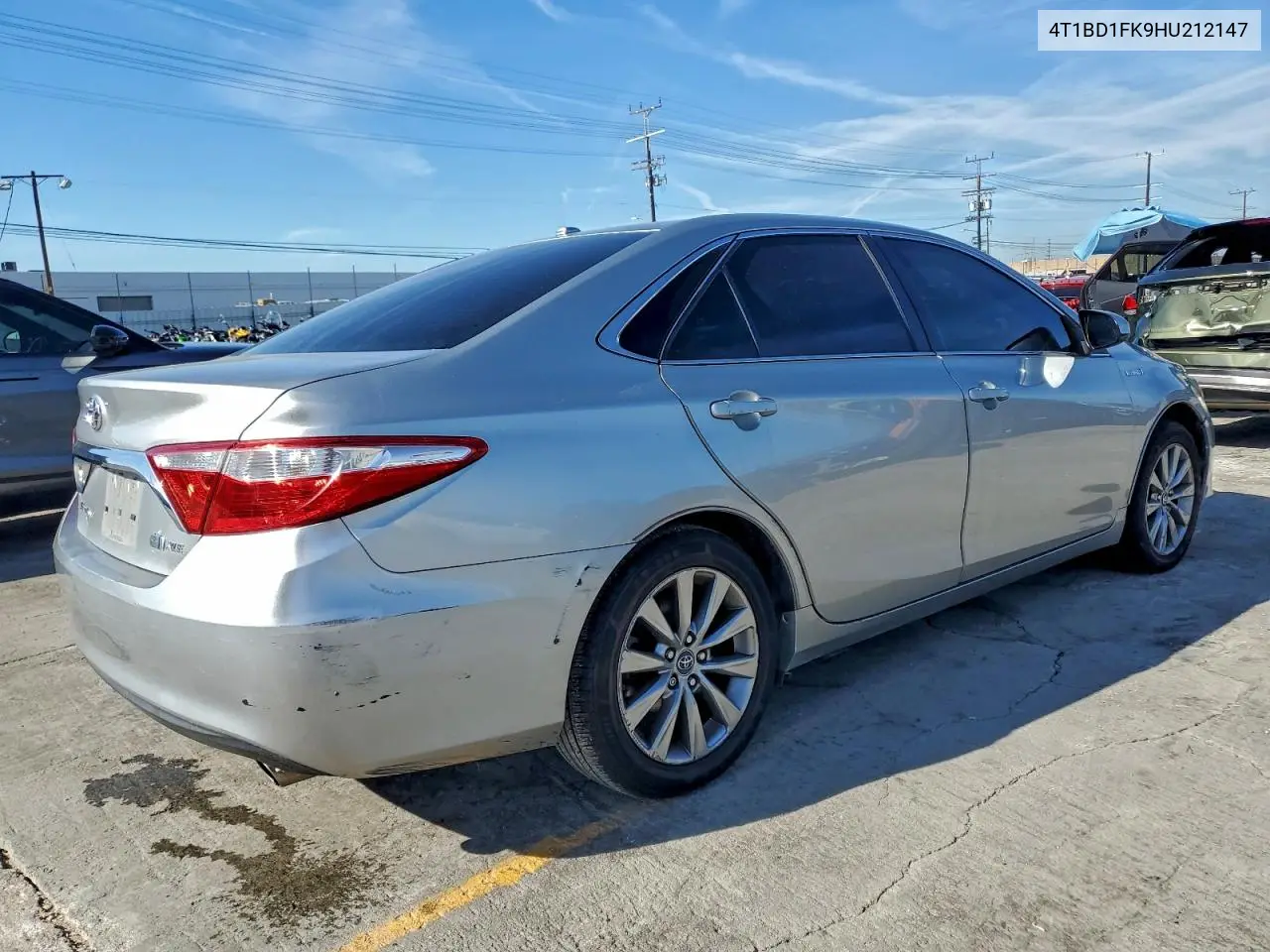 4T1BD1FK9HU212147 2017 Toyota Camry Hybrid