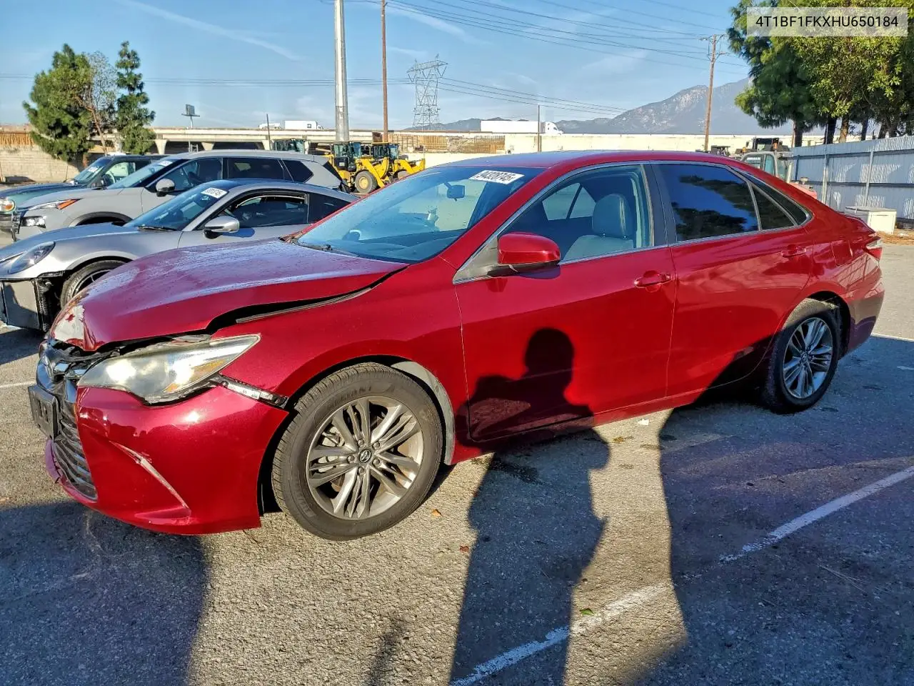 4T1BF1FKXHU650184 2017 Toyota Camry Le