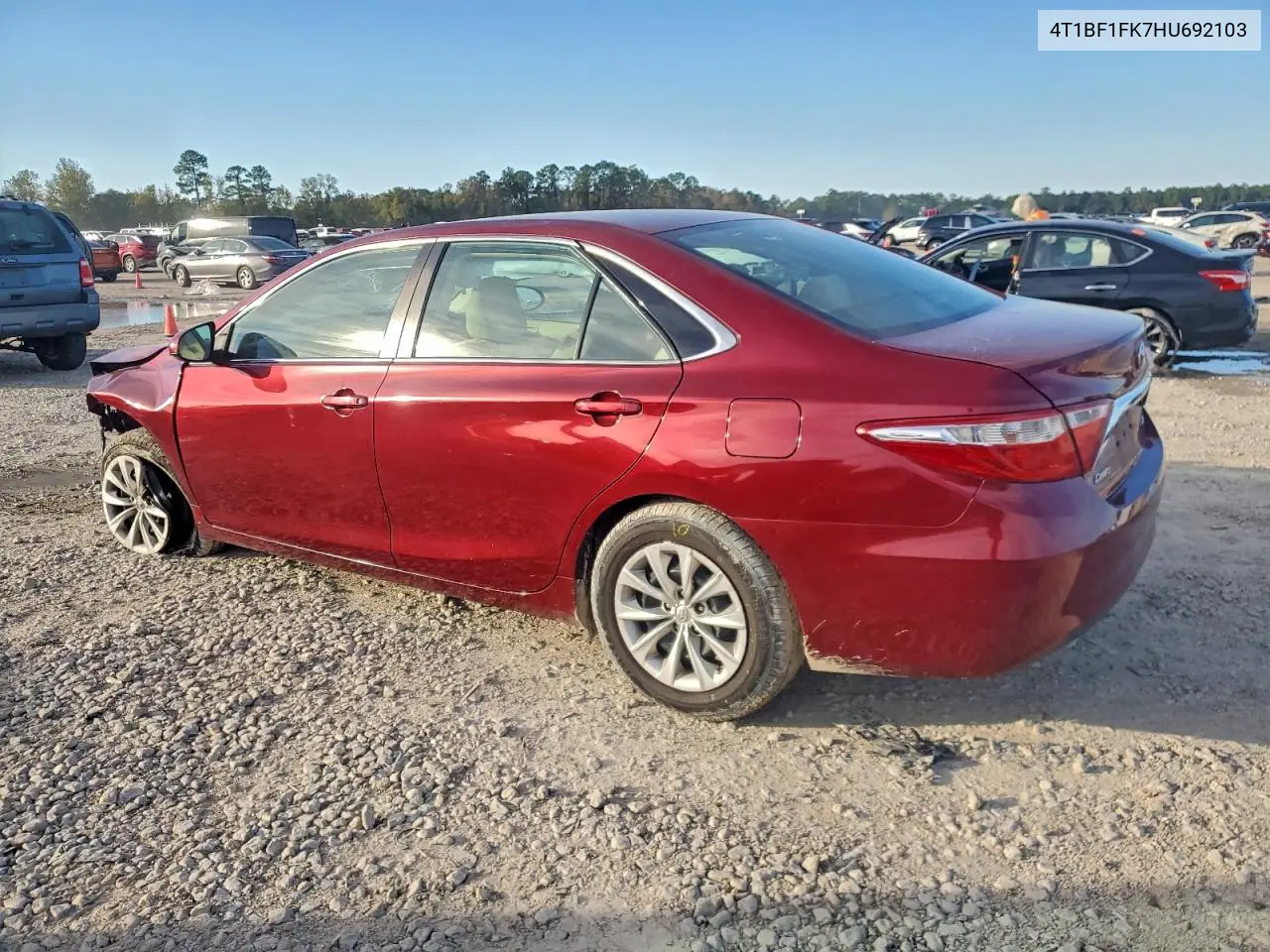 4T1BF1FK7HU692103 2017 Toyota Camry Le
