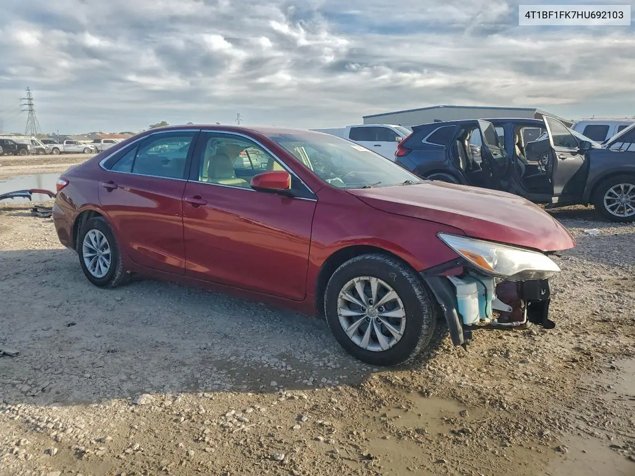 4T1BF1FK7HU692103 2017 Toyota Camry Le