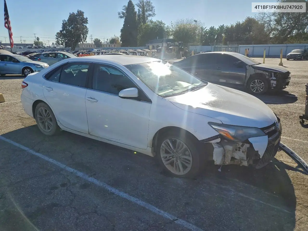4T1BF1FK8HU747920 2017 Toyota Camry Le