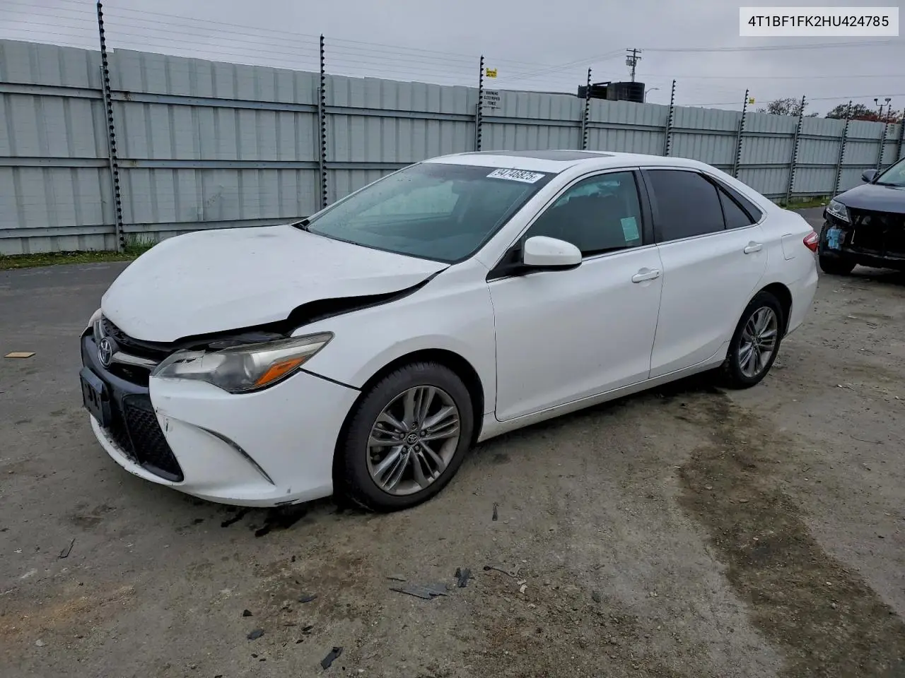 4T1BF1FK2HU424785 2017 Toyota Camry Le