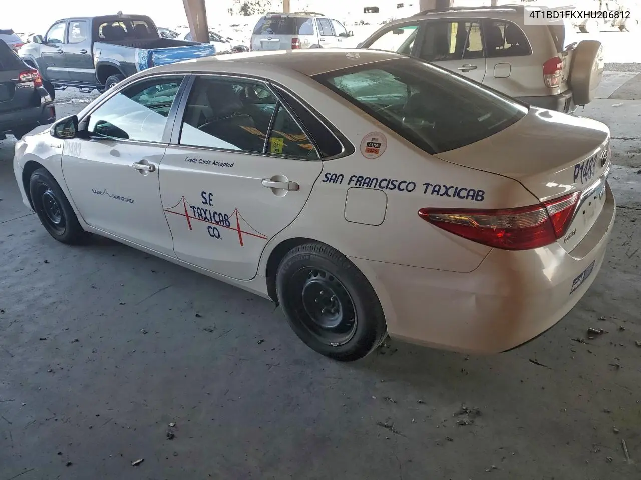 4T1BD1FKXHU206812 2017 Toyota Camry Hybrid
