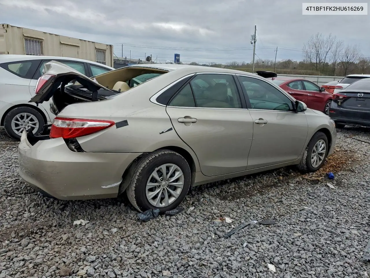 4T1BF1FK2HU616269 2017 Toyota Camry Le