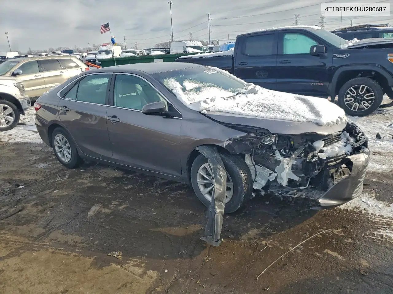 4T1BF1FK4HU280687 2017 Toyota Camry Le