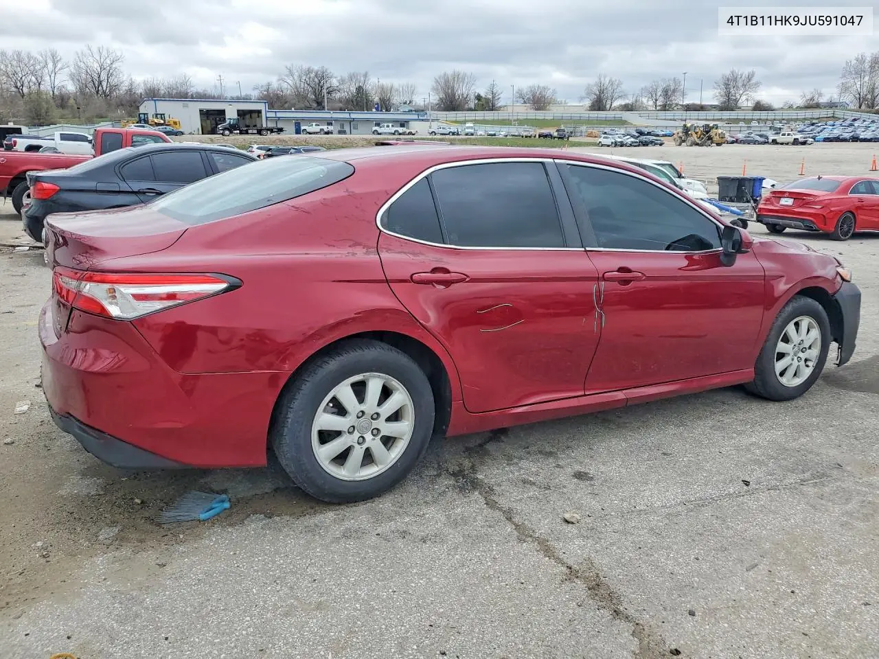 4T1B11HK9JU591047 2018 Toyota Camry Le