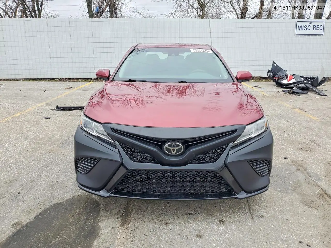 4T1B11HK9JU591047 2018 Toyota Camry Le