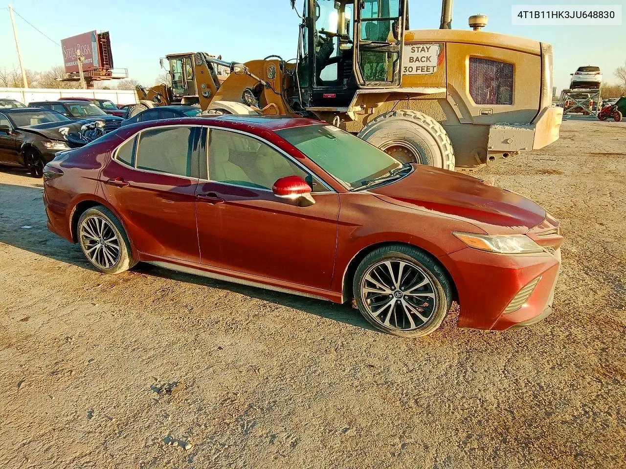 4T1B11HK3JU648830 2018 Toyota Camry Se