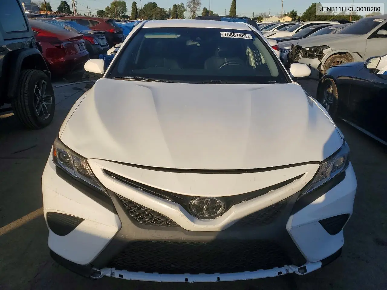 JTNB11HK3J3018280 2018 Toyota Camry L