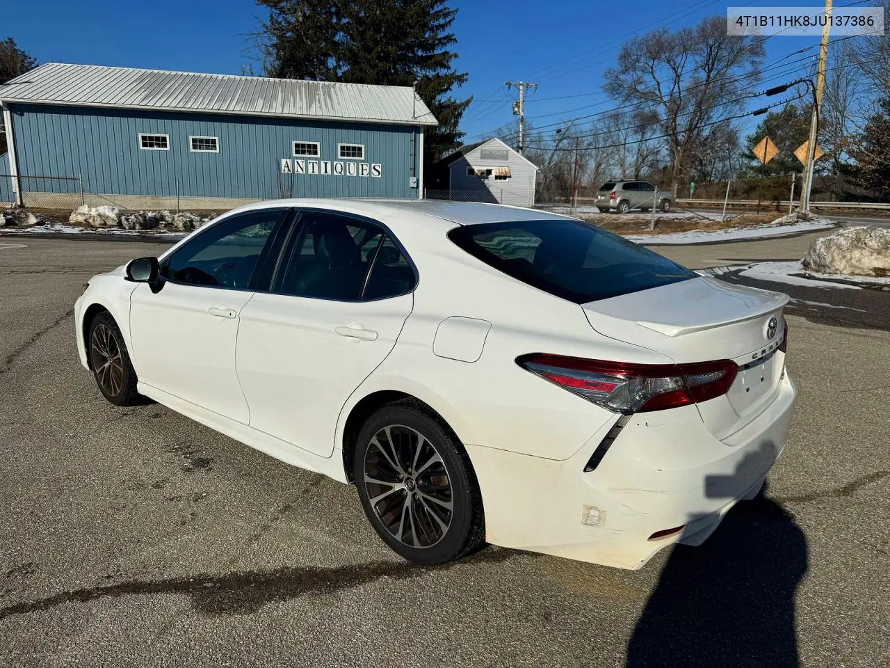 4T1B11HK8JU137386 2018 Toyota Camry L