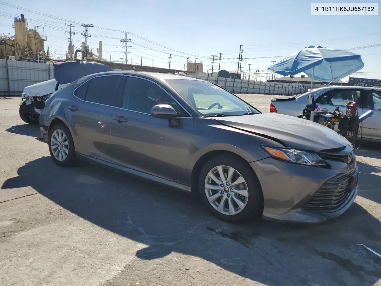 4T1B11HK6JU657182 2018 Toyota Camry L