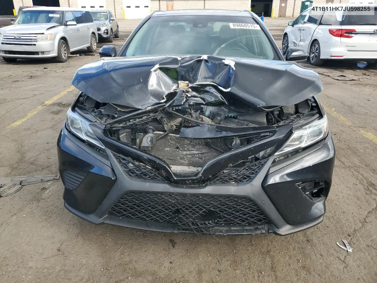 4T1B11HK7JU598255 2018 Toyota Camry L