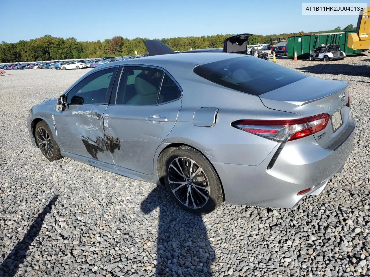 4T1B11HK2JU040135 2018 Toyota Camry L