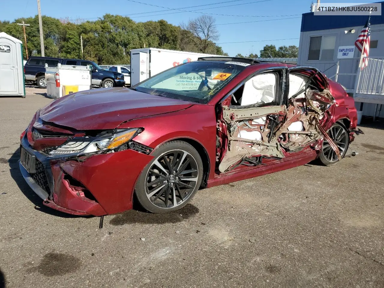 4T1BZ1HK8JU500228 2018 Toyota Camry Xse