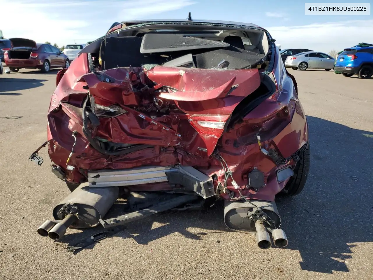 4T1BZ1HK8JU500228 2018 Toyota Camry Xse
