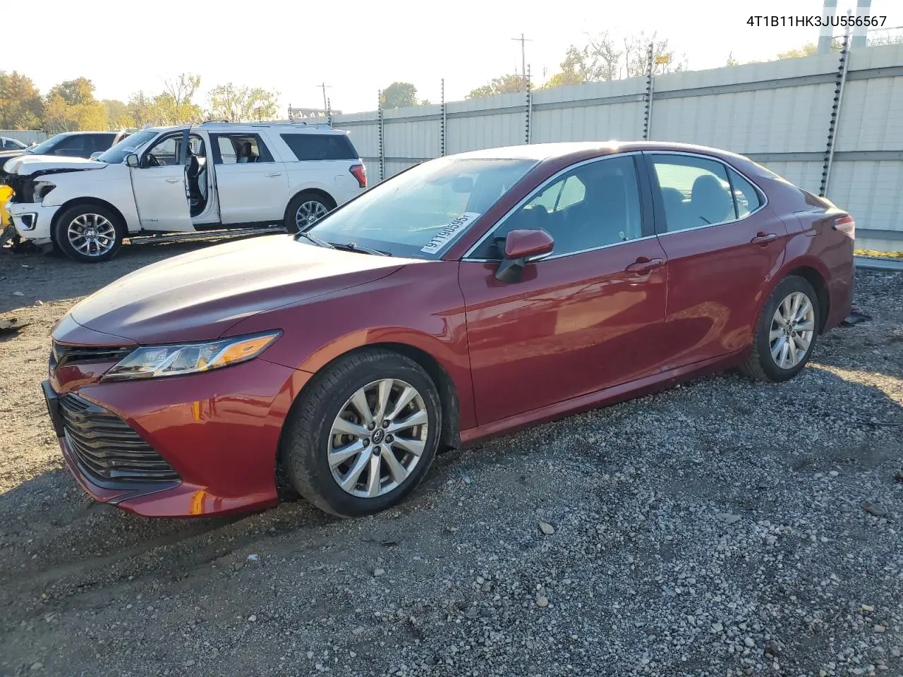 4T1B11HK3JU556567 2018 Toyota Camry L