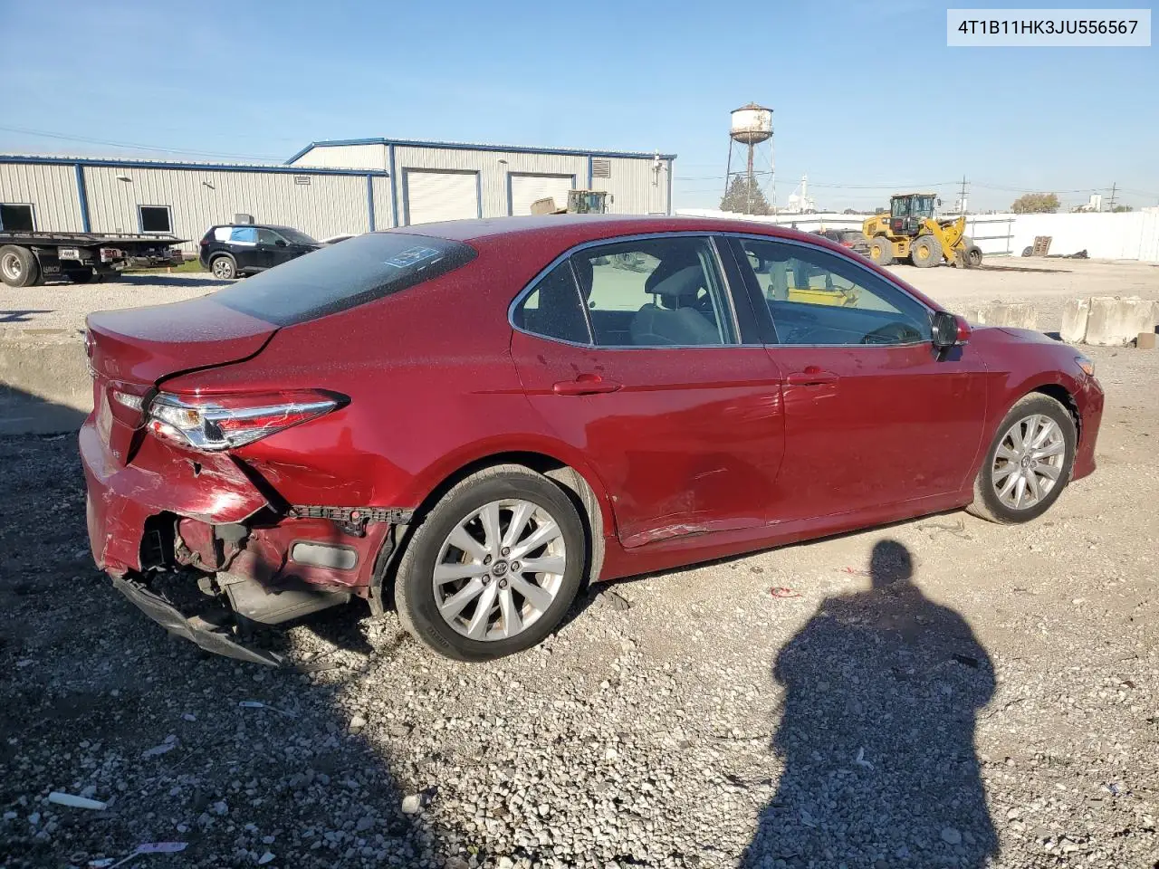 4T1B11HK3JU556567 2018 Toyota Camry L
