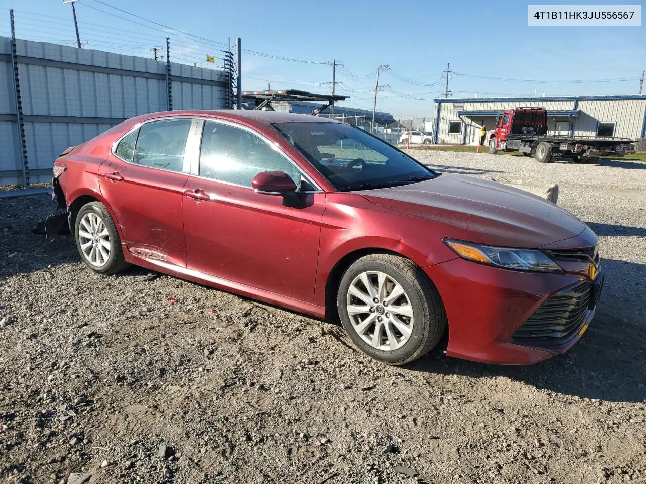 4T1B11HK3JU556567 2018 Toyota Camry L