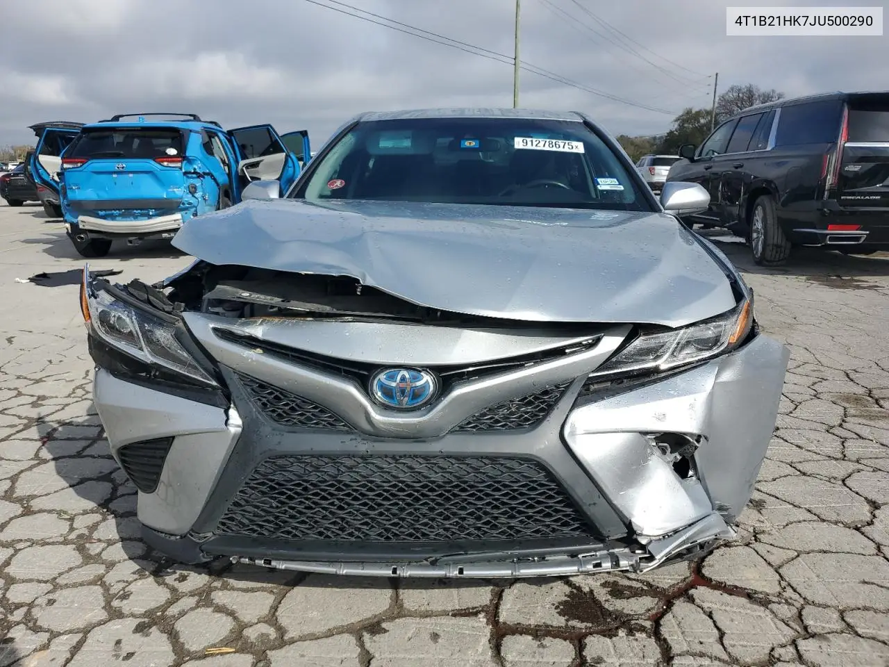 4T1B21HK7JU500290 2018 Toyota Camry Hybrid