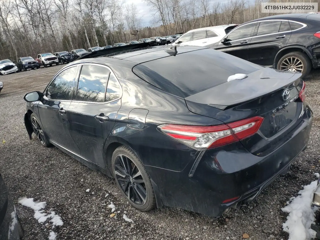 4T1B61HK2JU032229 2018 Toyota Camry Xse