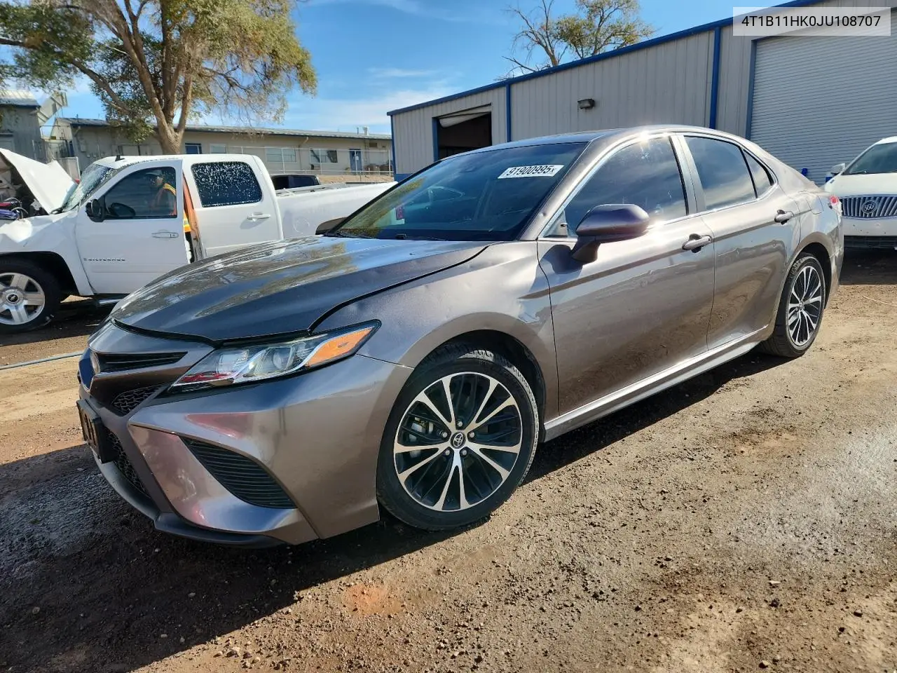 4T1B11HK0JU108707 2018 Toyota Camry L