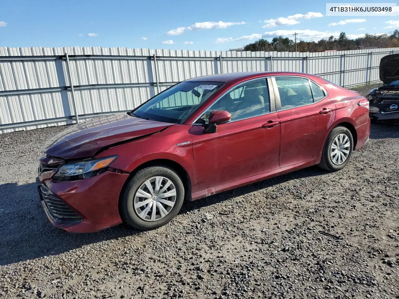4T1B31HK6JU503498 2018 Toyota Camry Le