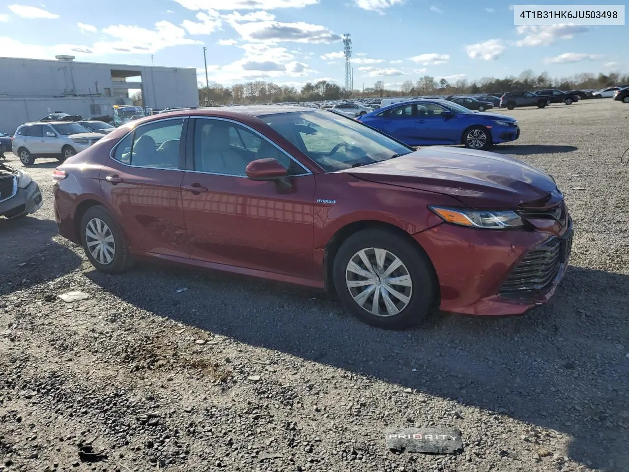 4T1B31HK6JU503498 2018 Toyota Camry Le