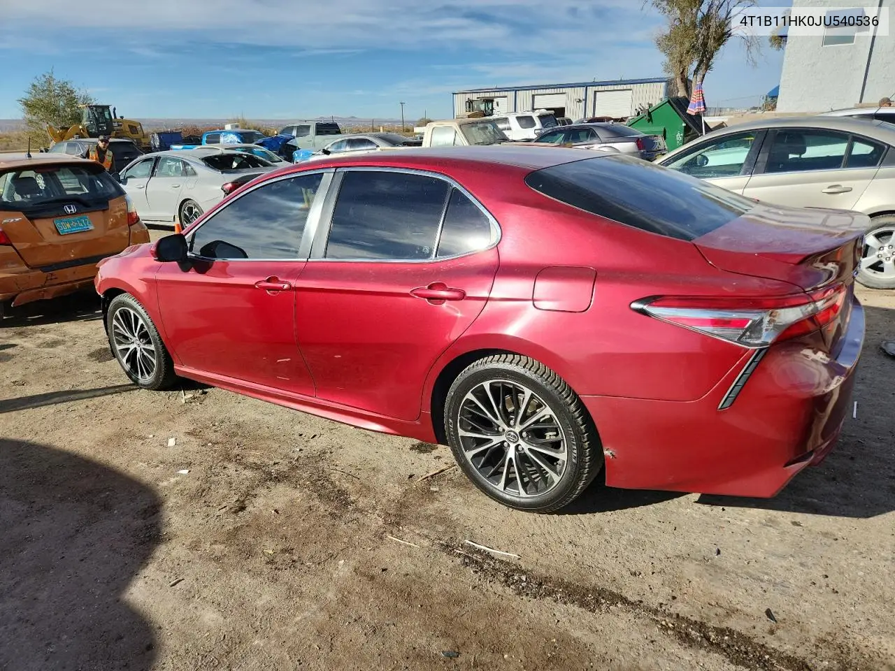 4T1B11HK0JU540536 2018 Toyota Camry L
