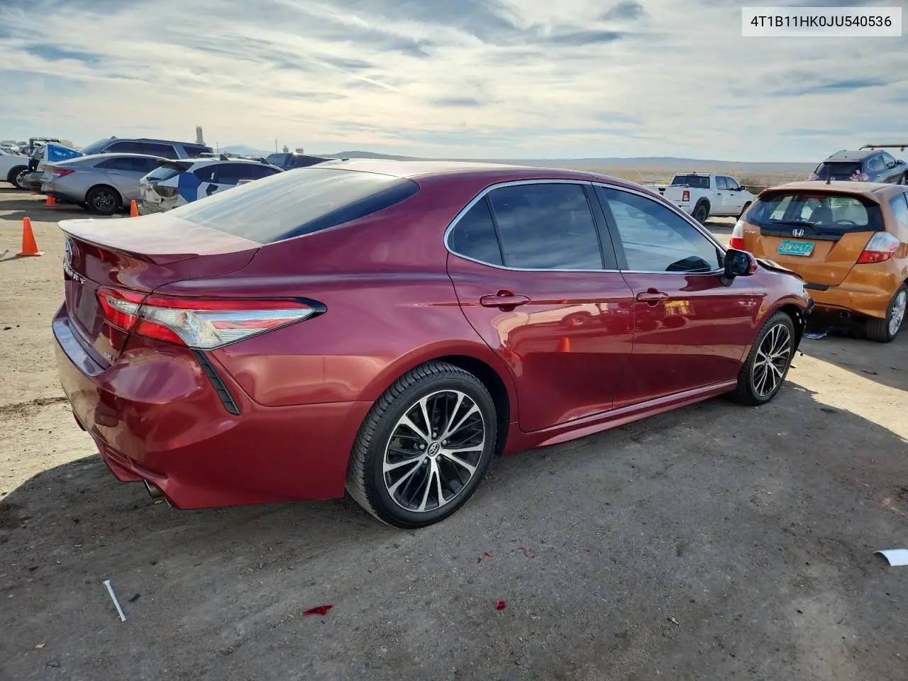 4T1B11HK0JU540536 2018 Toyota Camry L