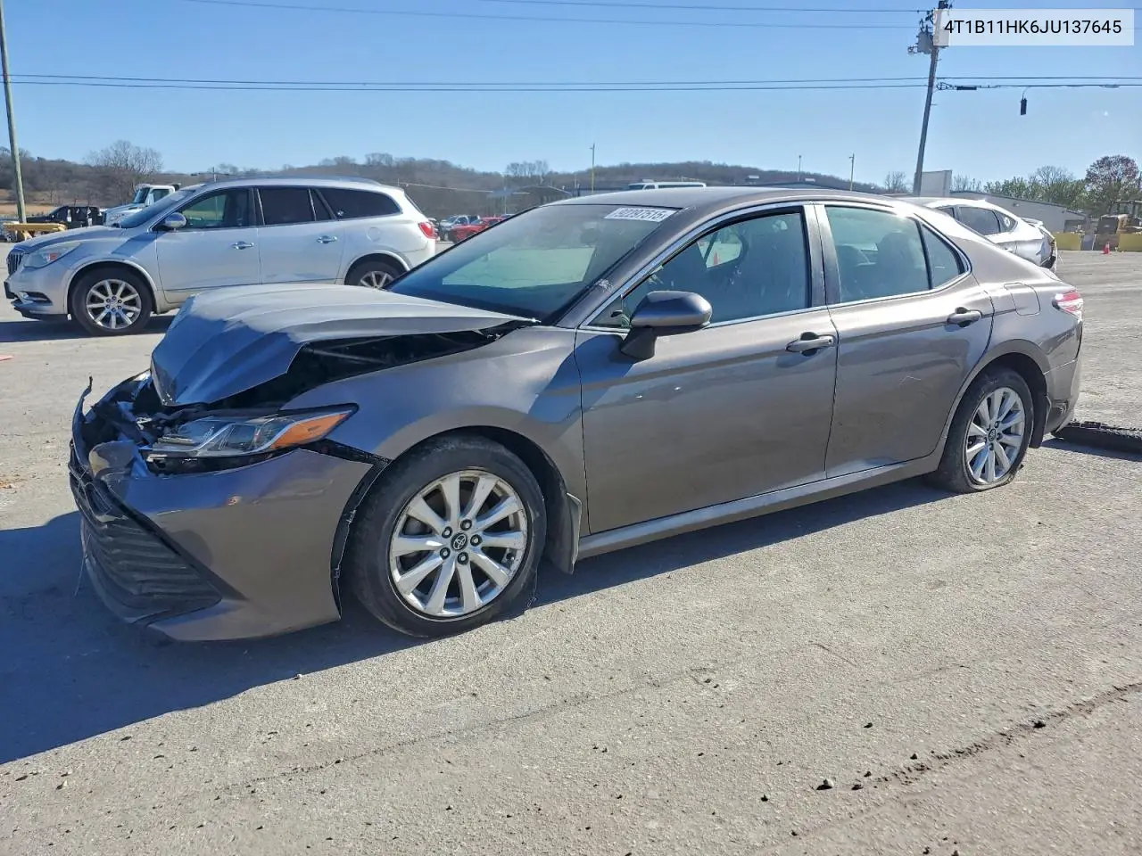 4T1B11HK6JU137645 2018 Toyota Camry L